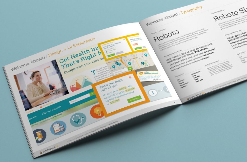 Portfolio work sample or design project image