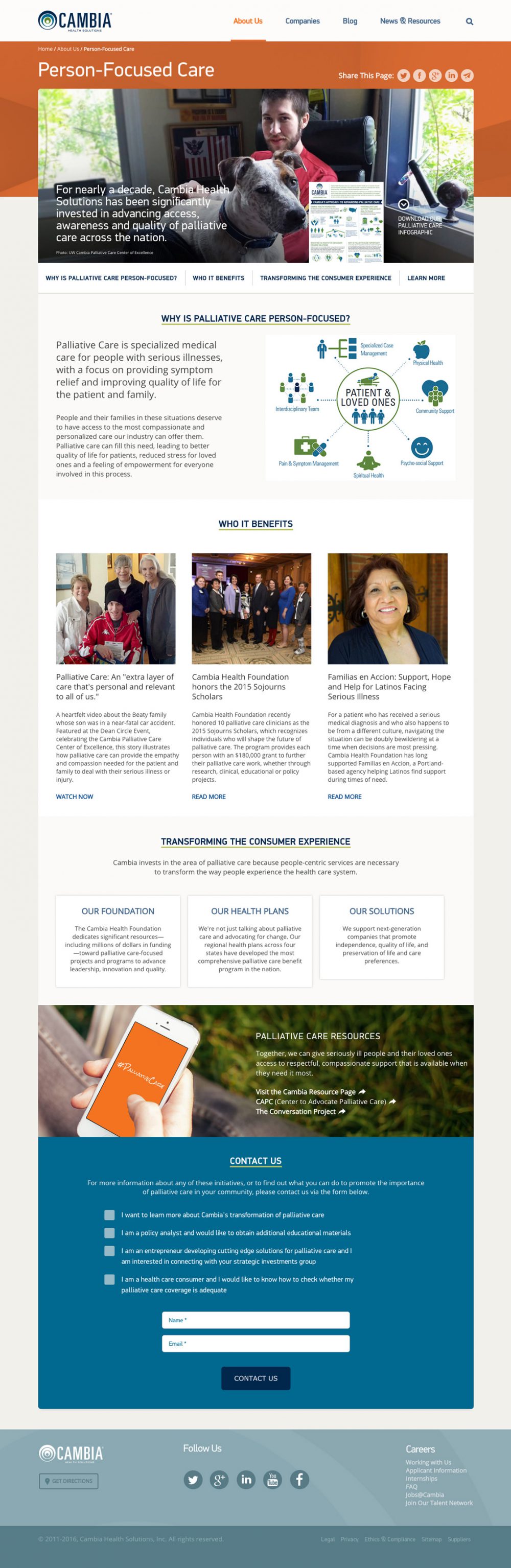 Portfolio work sample or design project image