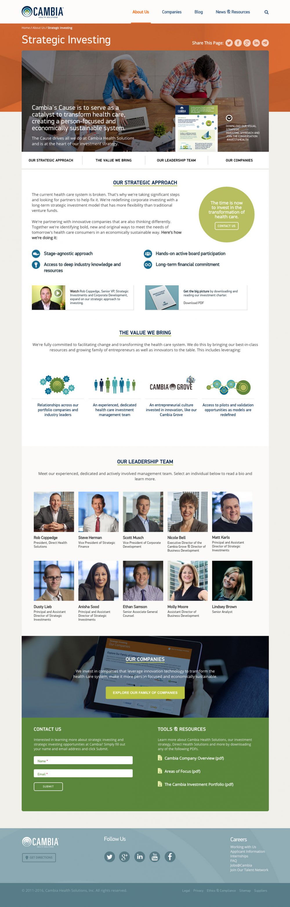 Portfolio work sample or design project image