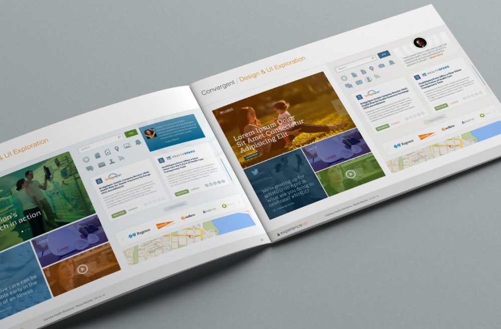 Portfolio work sample or design project image