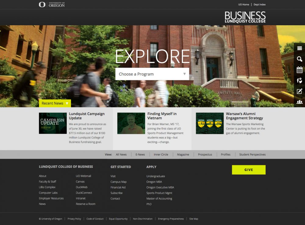 Portfolio work sample or design project image