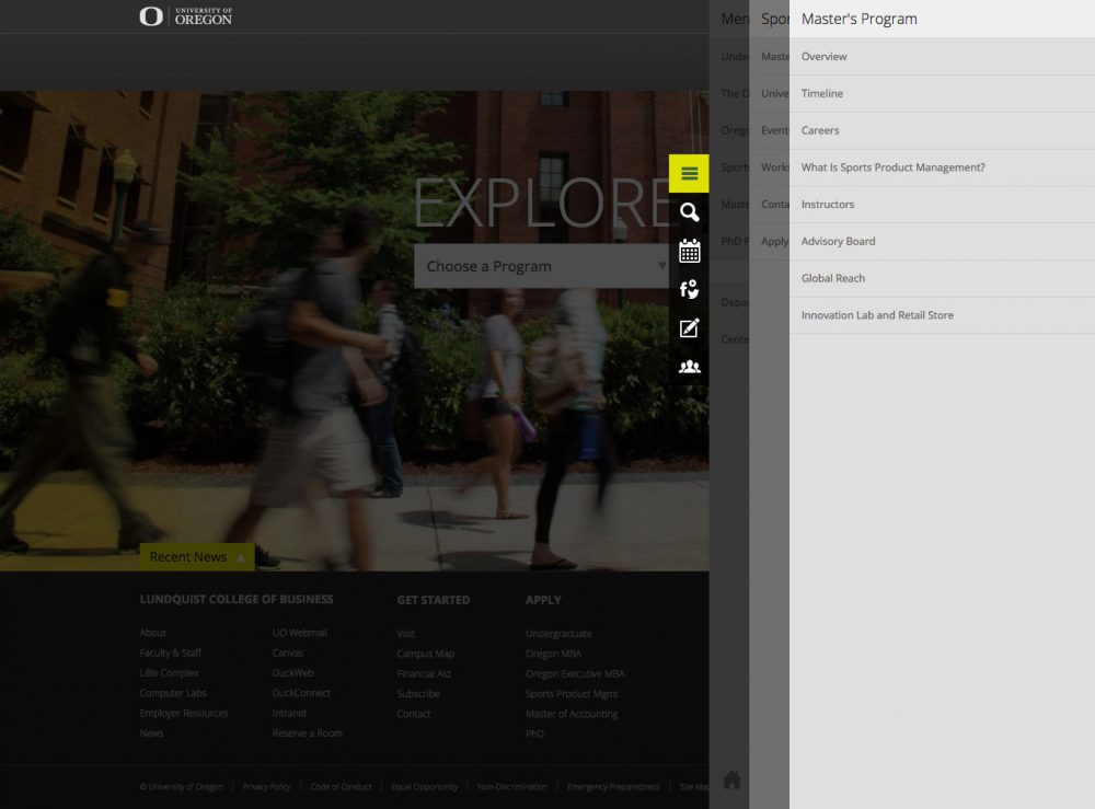 Portfolio work sample or design project image
