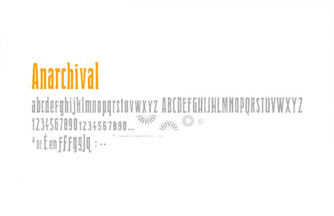 Typography or custom font design sample