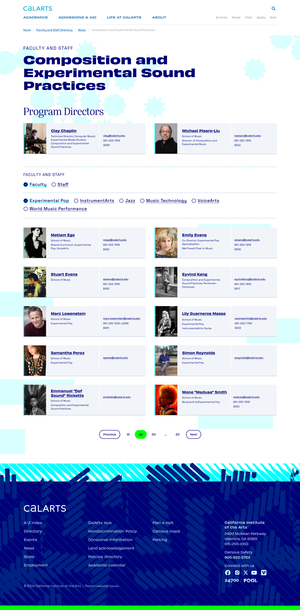 06 Faculty+Staff Directory Dept01@2x - portfolio project image